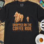 Dropped on the Coffee Ride Cycling T-Shirt — Black