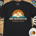 Bonk Prevention Cycling T-Shirt — Black