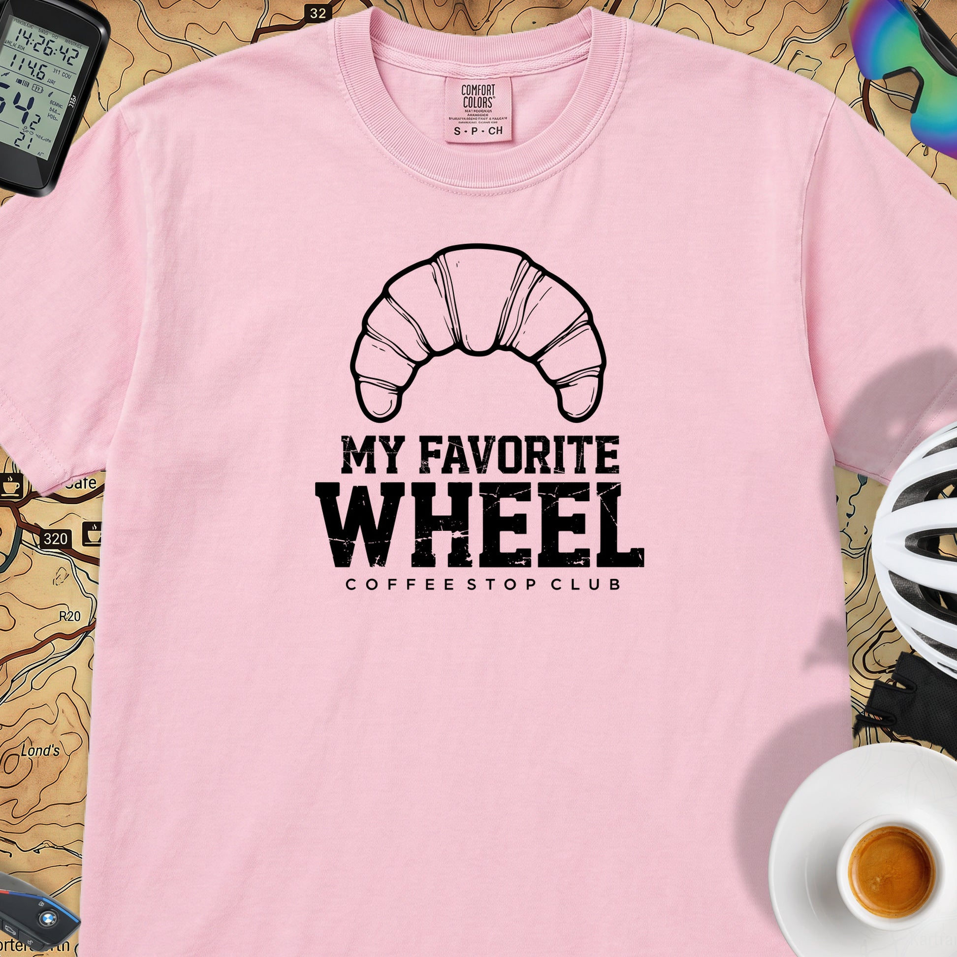 Favorite Wheel T-Shirt — Blossom