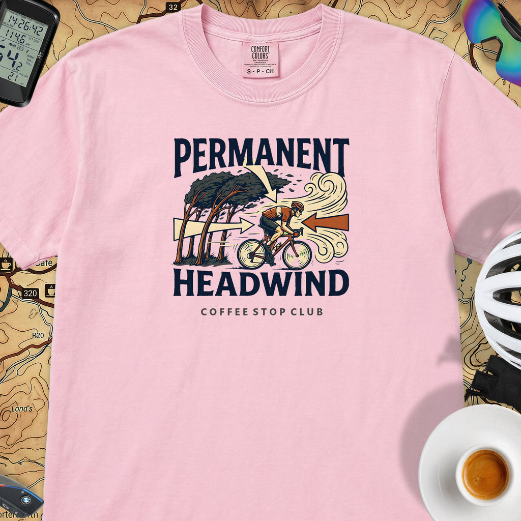 Permanent Headwind T-Shirt — Blossom