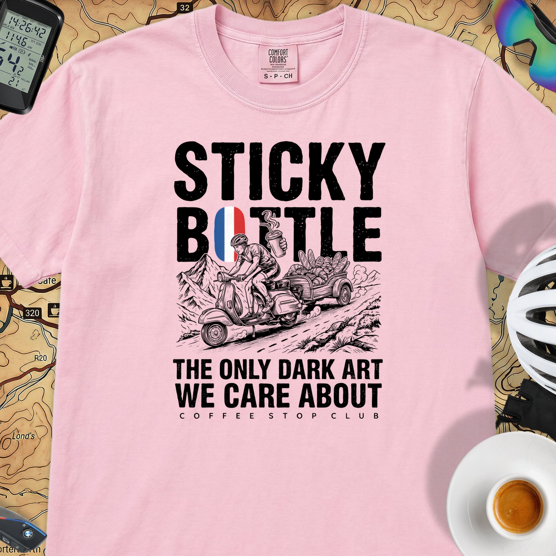 Sticky Bottle TdF Cycling T-Shirt — Blossom