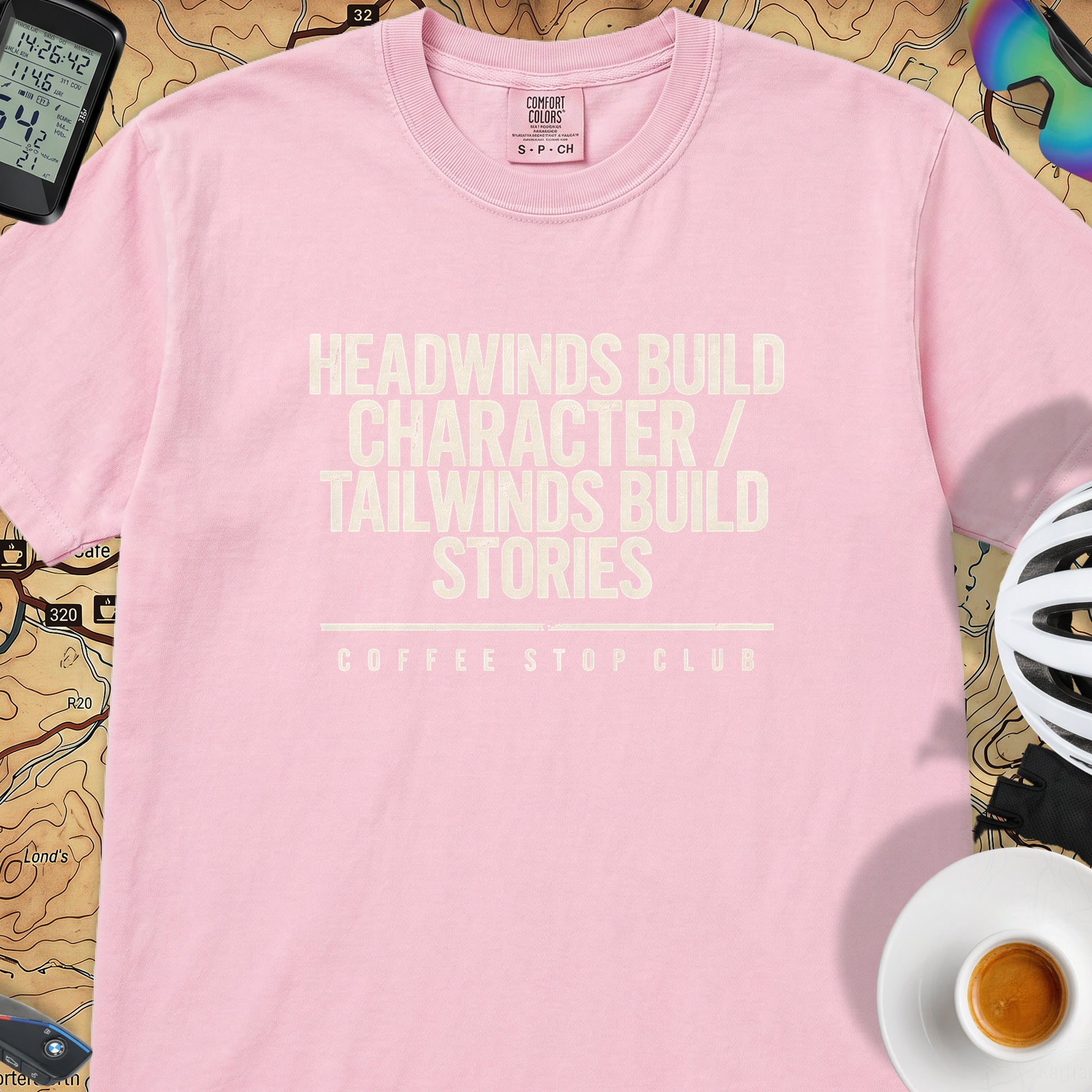 Headwinds Build Character T‑Shirt — Blossom