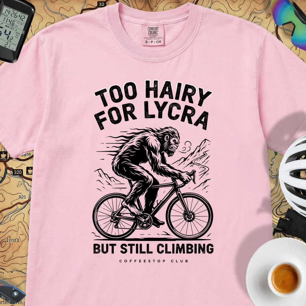 Too Hairy Cycling T-Shirt — Blossom