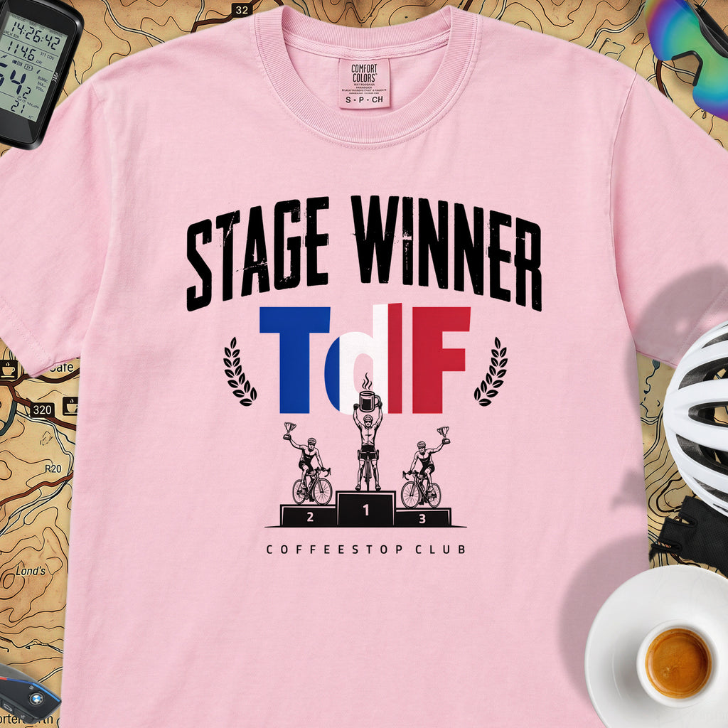 Stage Winner TdF Cycling T-Shirt — Blossom