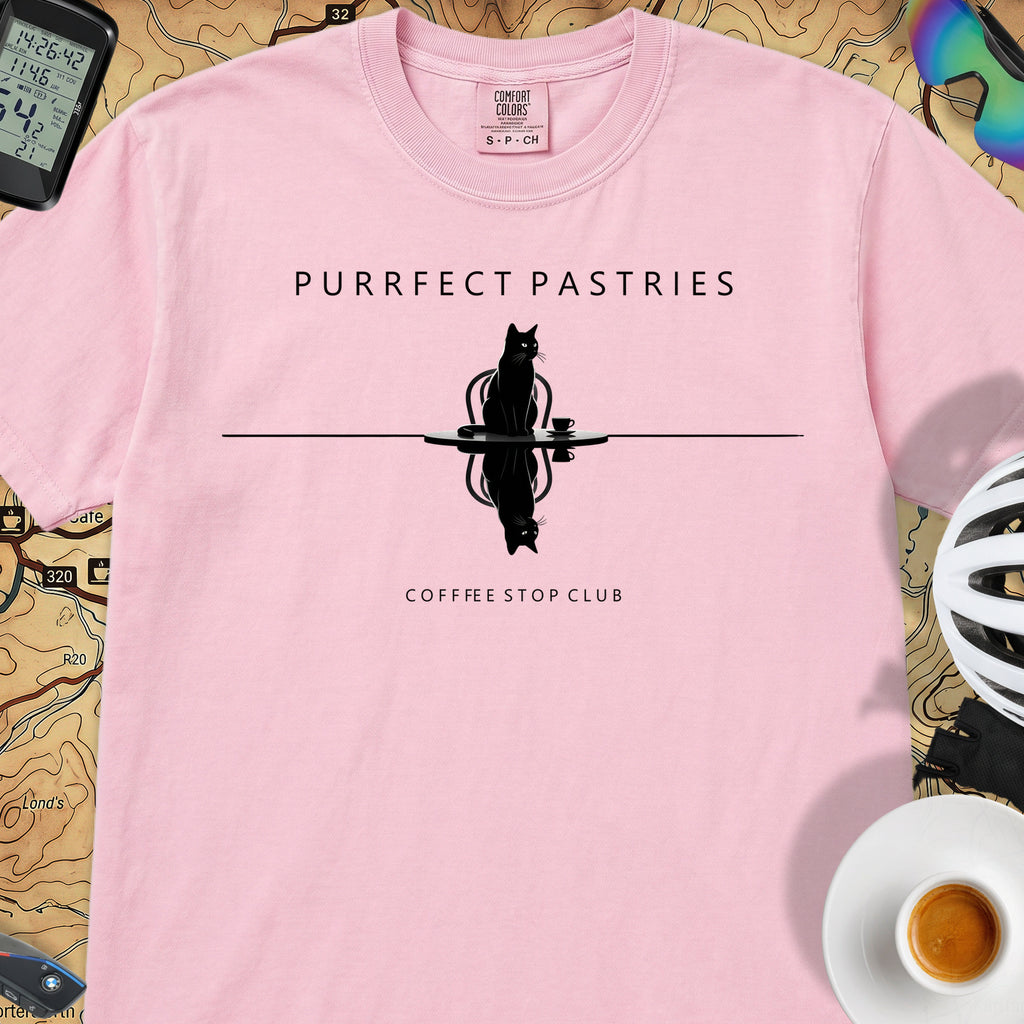 Cat Reflection Cycling T-Shirt — Blossom