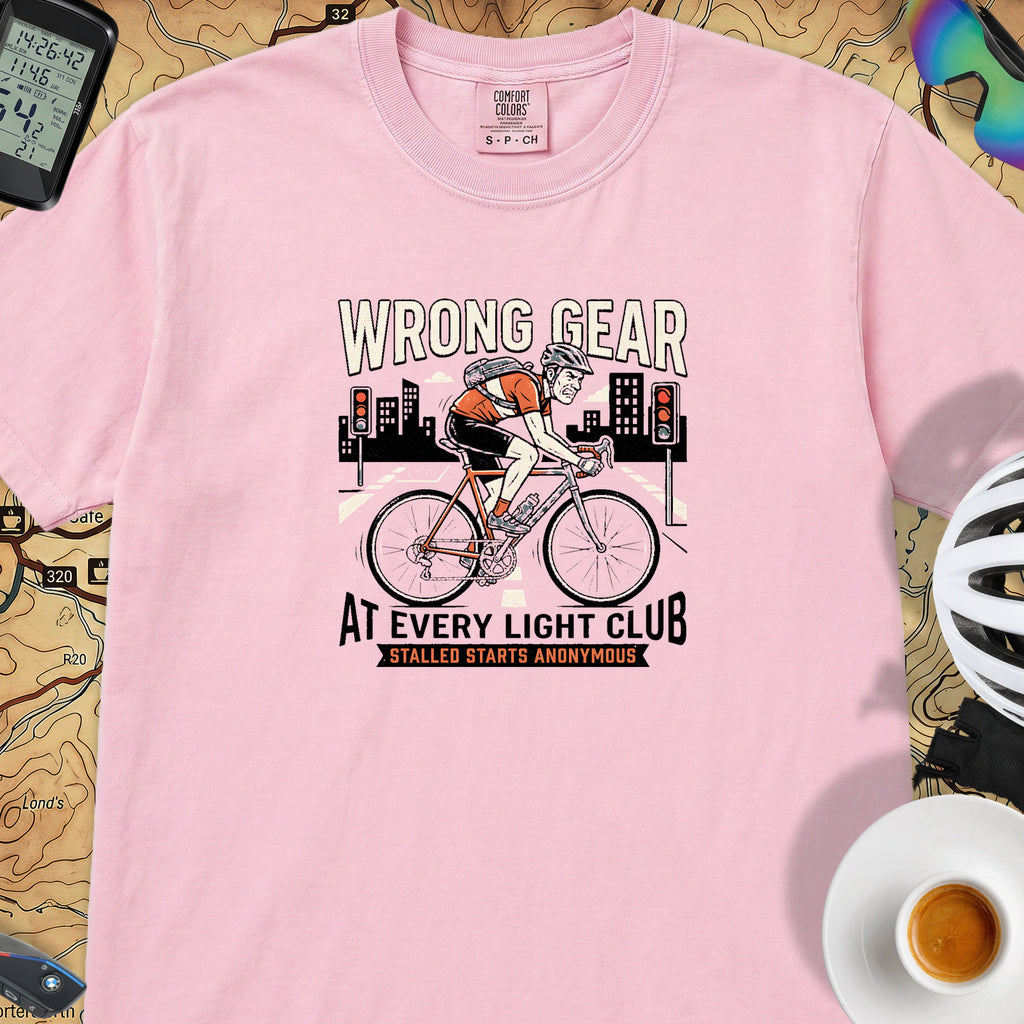 Wrong Gear at Light T-Shirt — Blossom