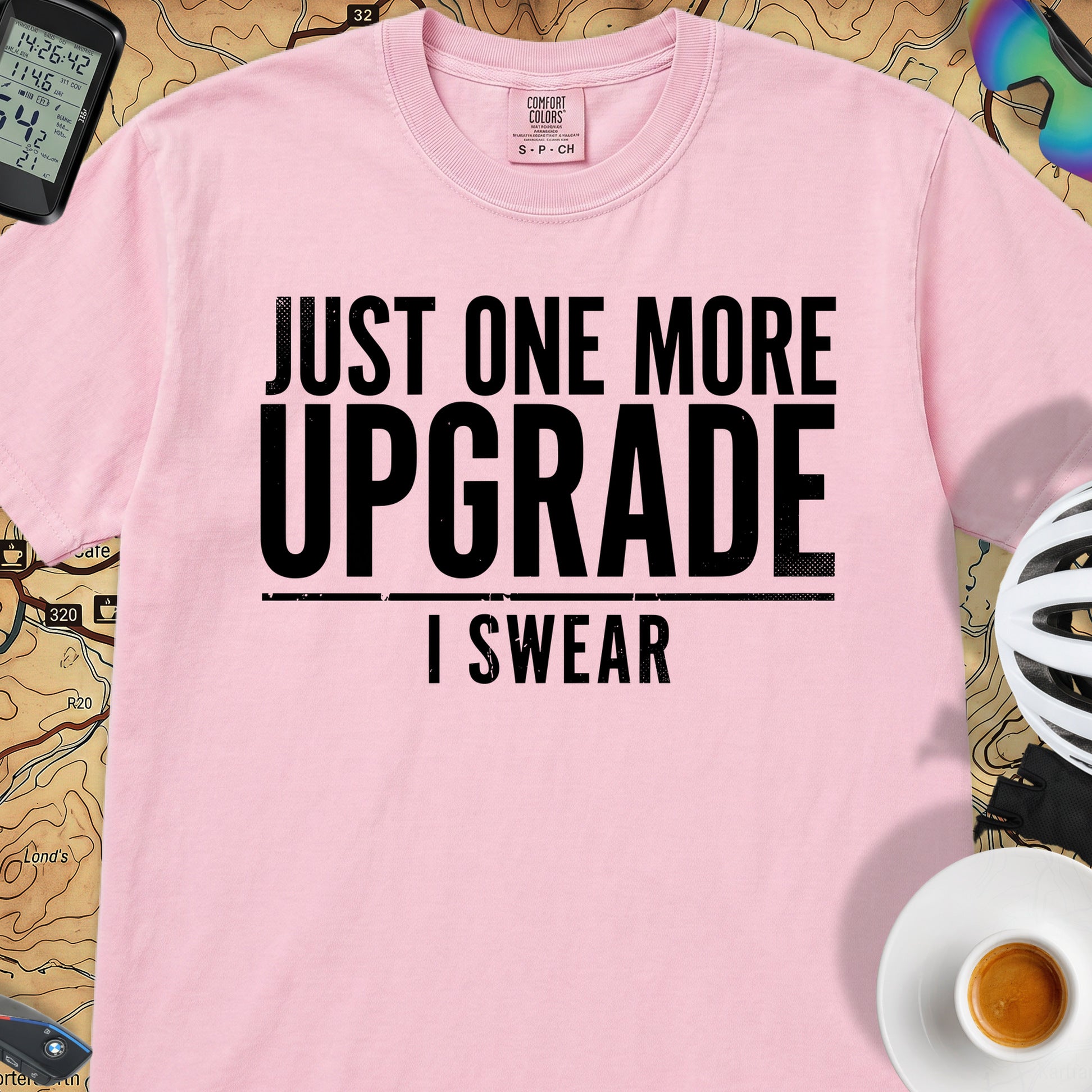 One More Upgrade Cycling T-Shirt — Blossom