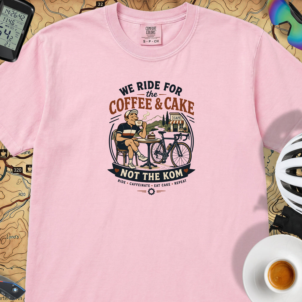 Ride For Coffee  and Cake T-Shirt — Blossom