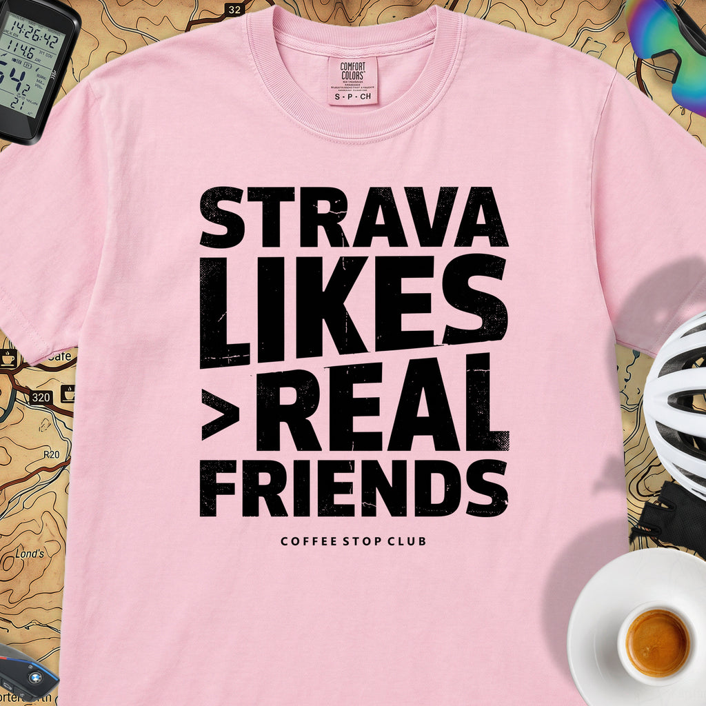 Strava Likes Friends T-Shirt — Blossom