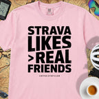 Strava Likes Friends T-Shirt — Blossom