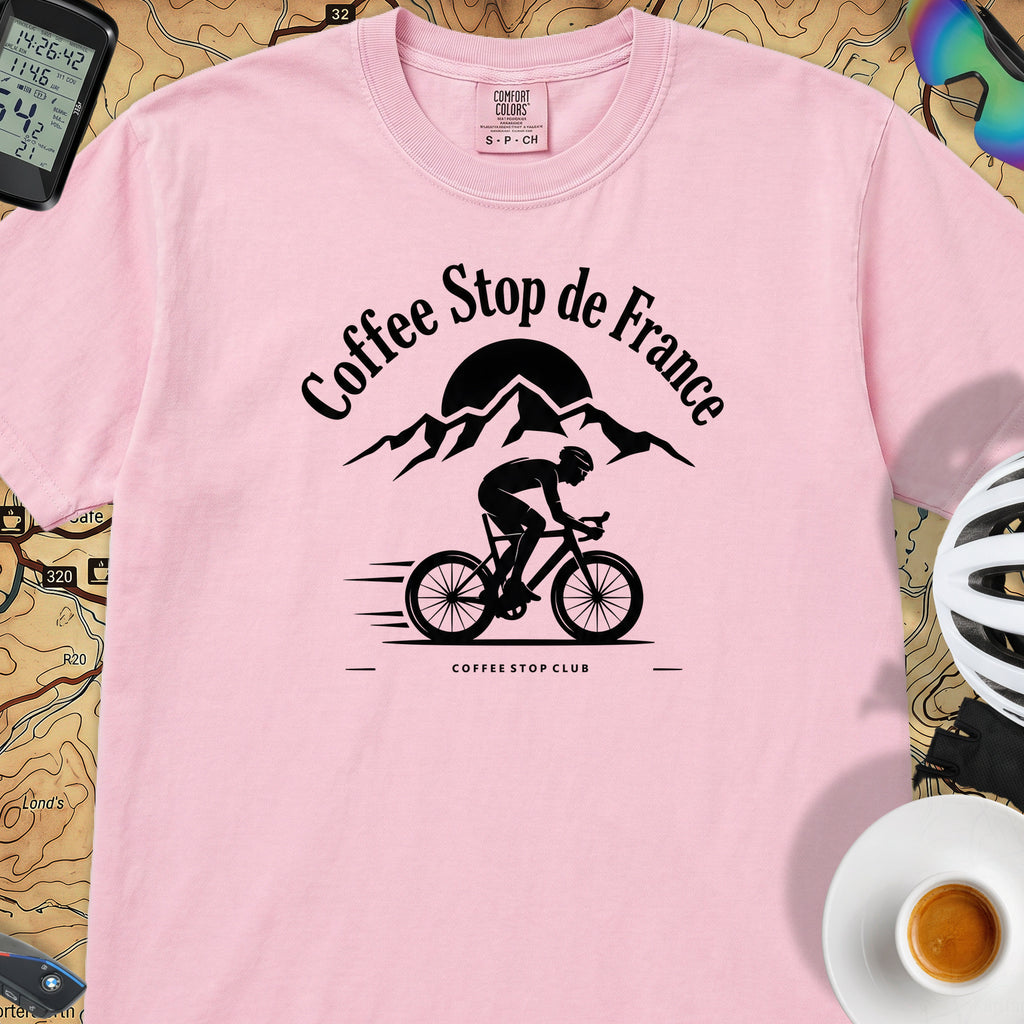 Coffee Stop de France T-Shirt — Blossom