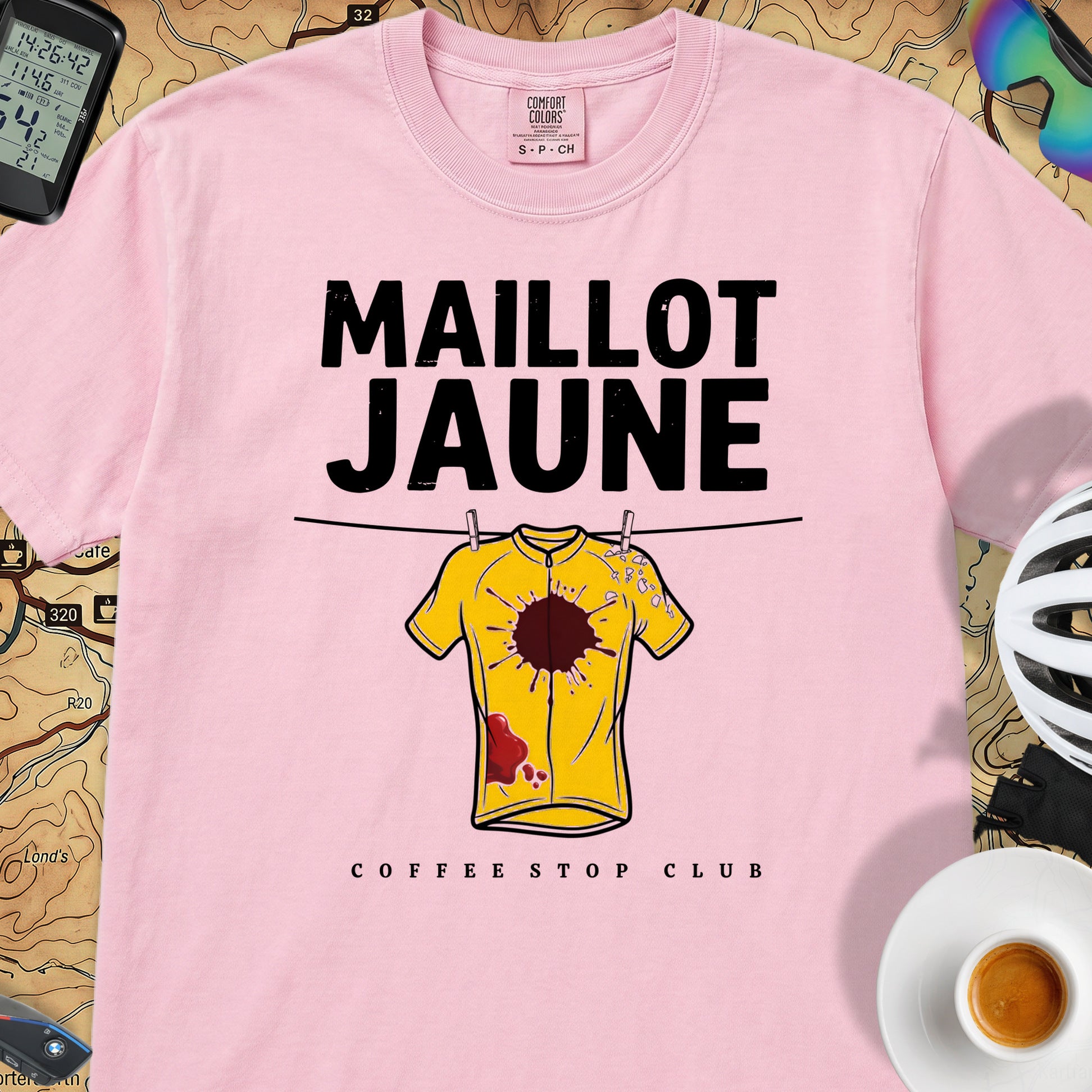 Yellow Jersey TdF Cyclist T-Shirt — Blossom