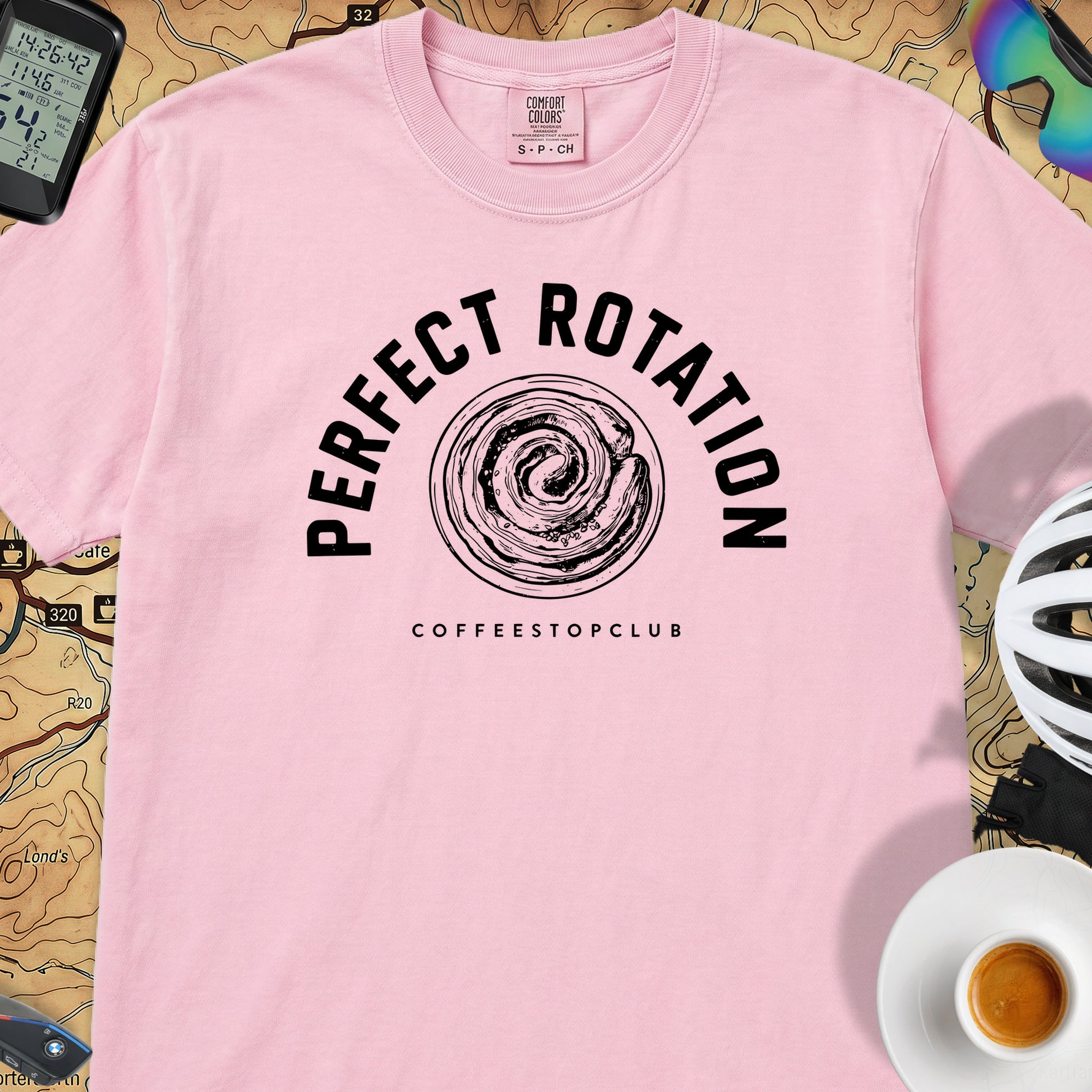 Perfect Rotation Cycling T-Shirt — Blossom