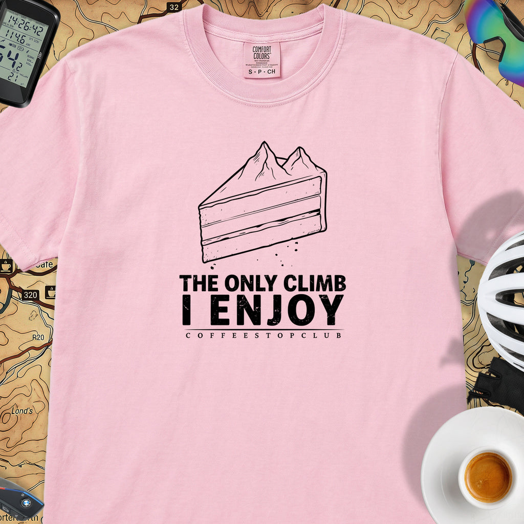 Only Climb Cycling T-Shirt — Blossom