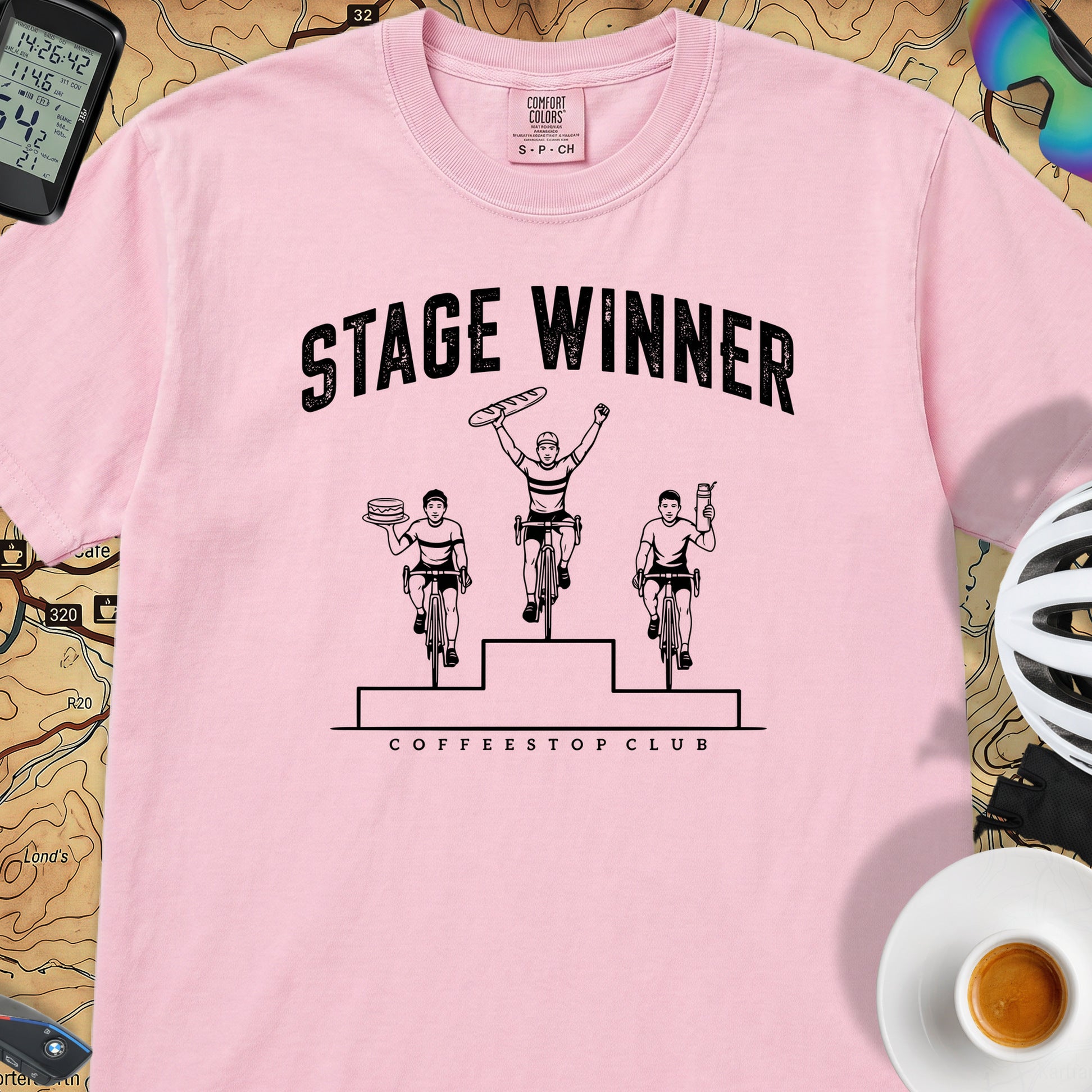Stage Winner Cycling T-Shirt — Blossom