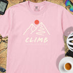 Climb Cycling T-Shirt — Blossom