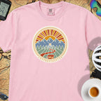 Wheel Base Cycling T-Shirt — Blossom