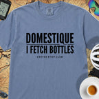 Domestique Tour tee - Blue Jean flat-lay r1