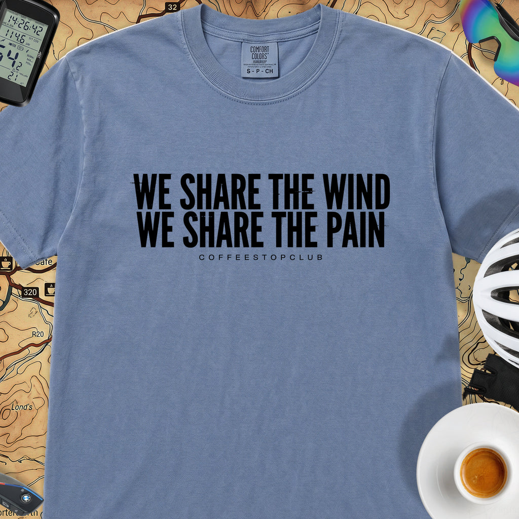 We Share the Wind T‑Shirt — Blue Jean