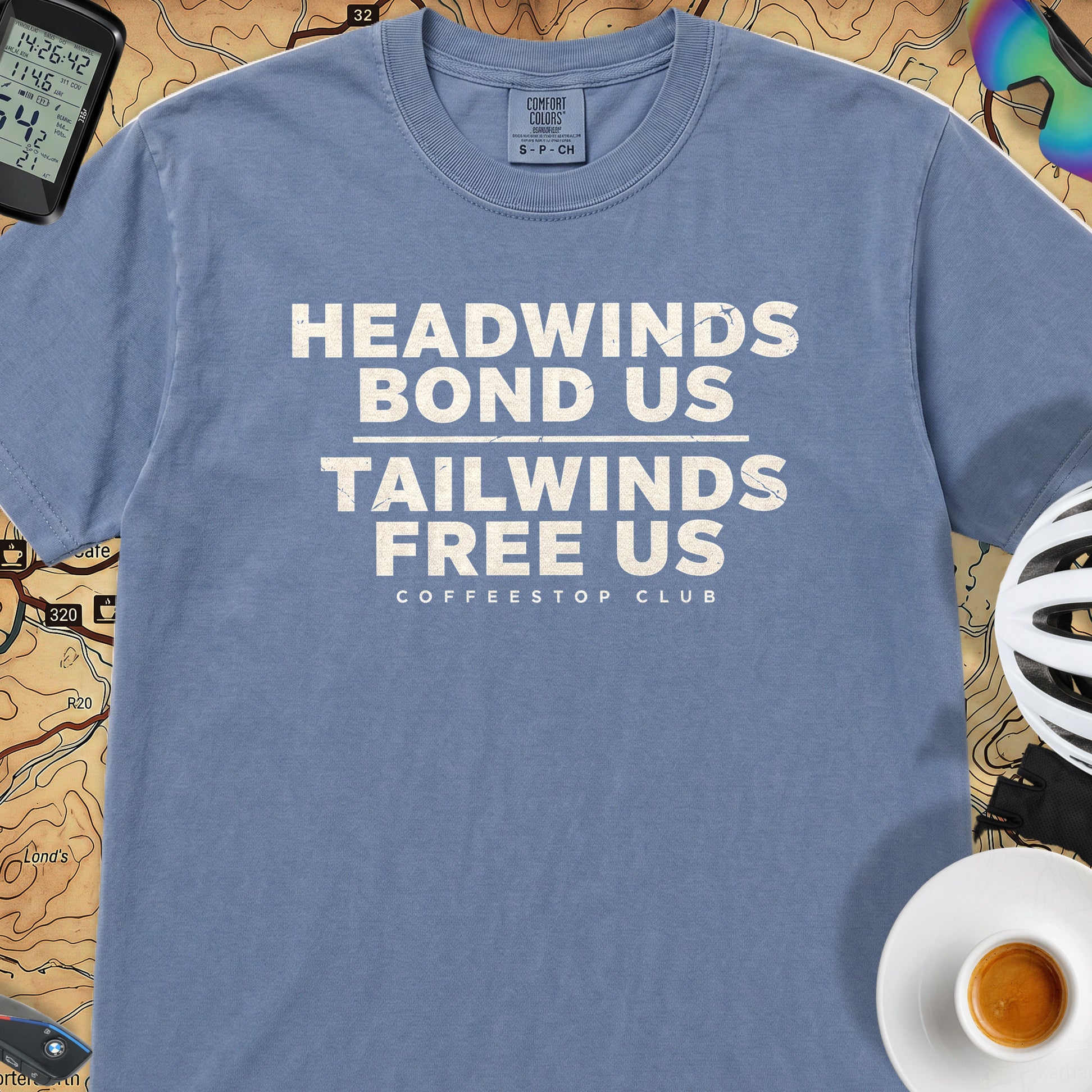 Headwinds Bond Us T‑Shirt — Blue Jean