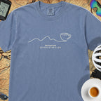 Destination Cycling T-Shirt — Blue Jean