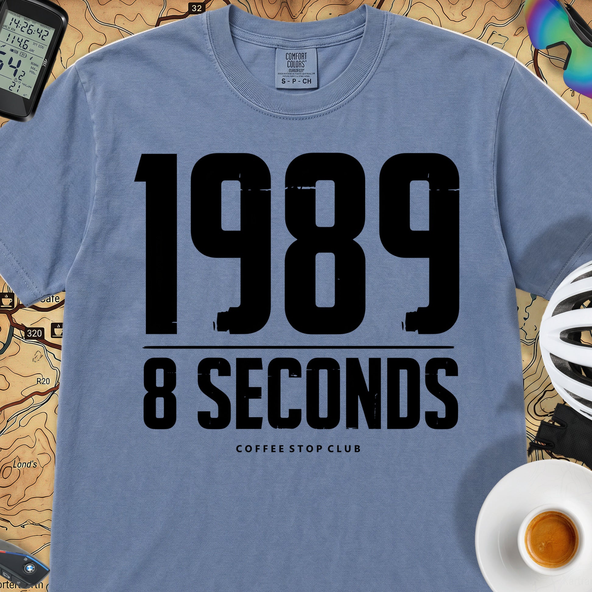 1989 in 8 Seconds T-Shirt — Blue Jean