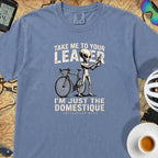 Domestique Alien Cycling T-Shirt — Blue Jean