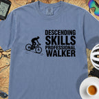 Descending Skills T-Shirt — Blue Jean
