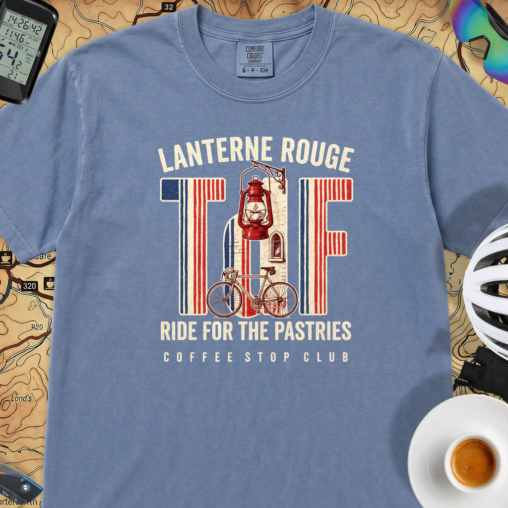 Lanterne Rouge II TdF Cycling T-Shirt — Blue Jean