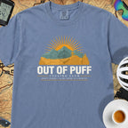 Out of Puff Cycling T-Shirt — Blue Jean