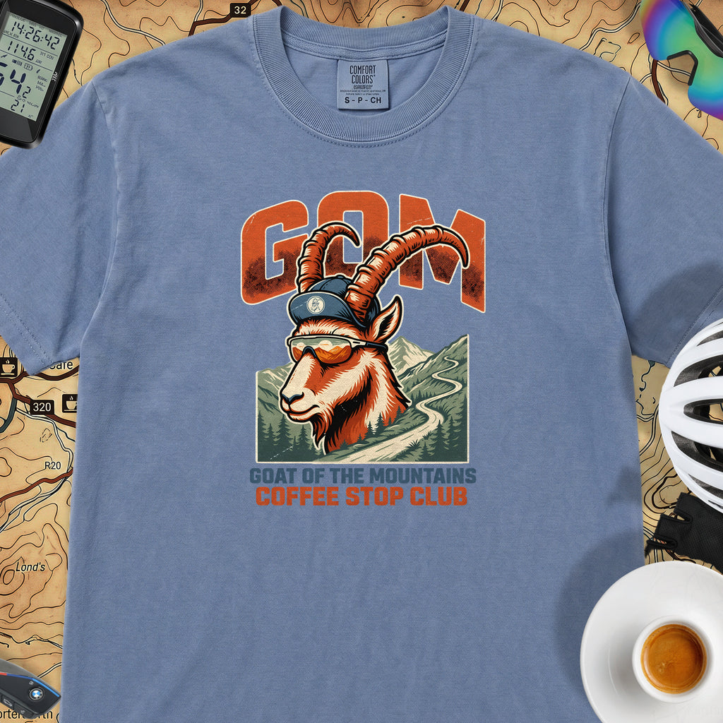 G.O.A.T.M Cycling T-Shirt — Blue Jean