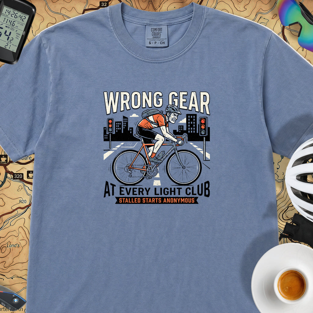 Wrong Gear at Light T-Shirt — Blue Jean