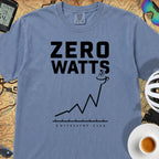 Zero Watts Cycling T-Shirt — Blue Jean