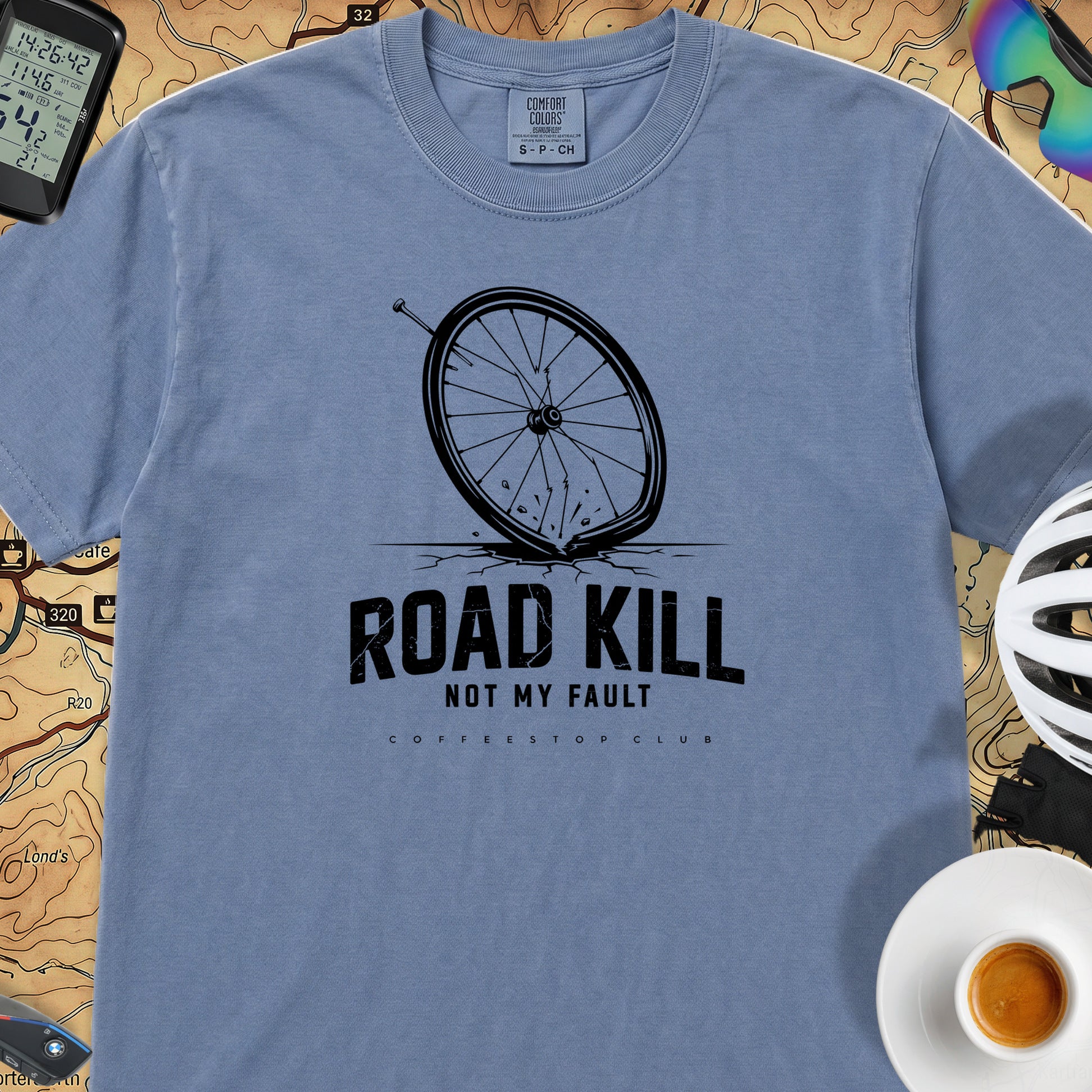 Road Kill T‑Shirt — Blue Jean