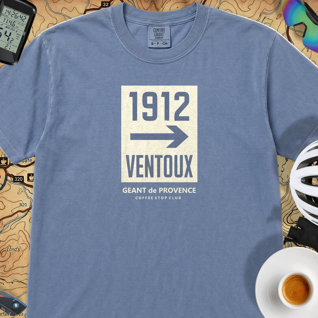 Ventoux 1912 T‑Shirt — Blue Jean