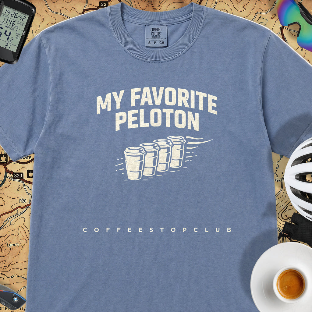 Favorite Peloton T‑Shirt — Blue Jean