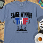 Stage Winner TdF Cycling T-Shirt — Blue Jean