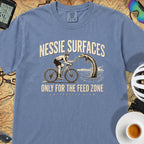 Nessie Surfaces Cycling T-Shirt — Blue Jean