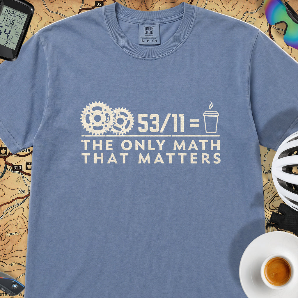 53/11 Matters T‑Shirt — Blue Jean