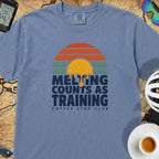 Melting Counts Cycling T-Shirt — Blue Jean