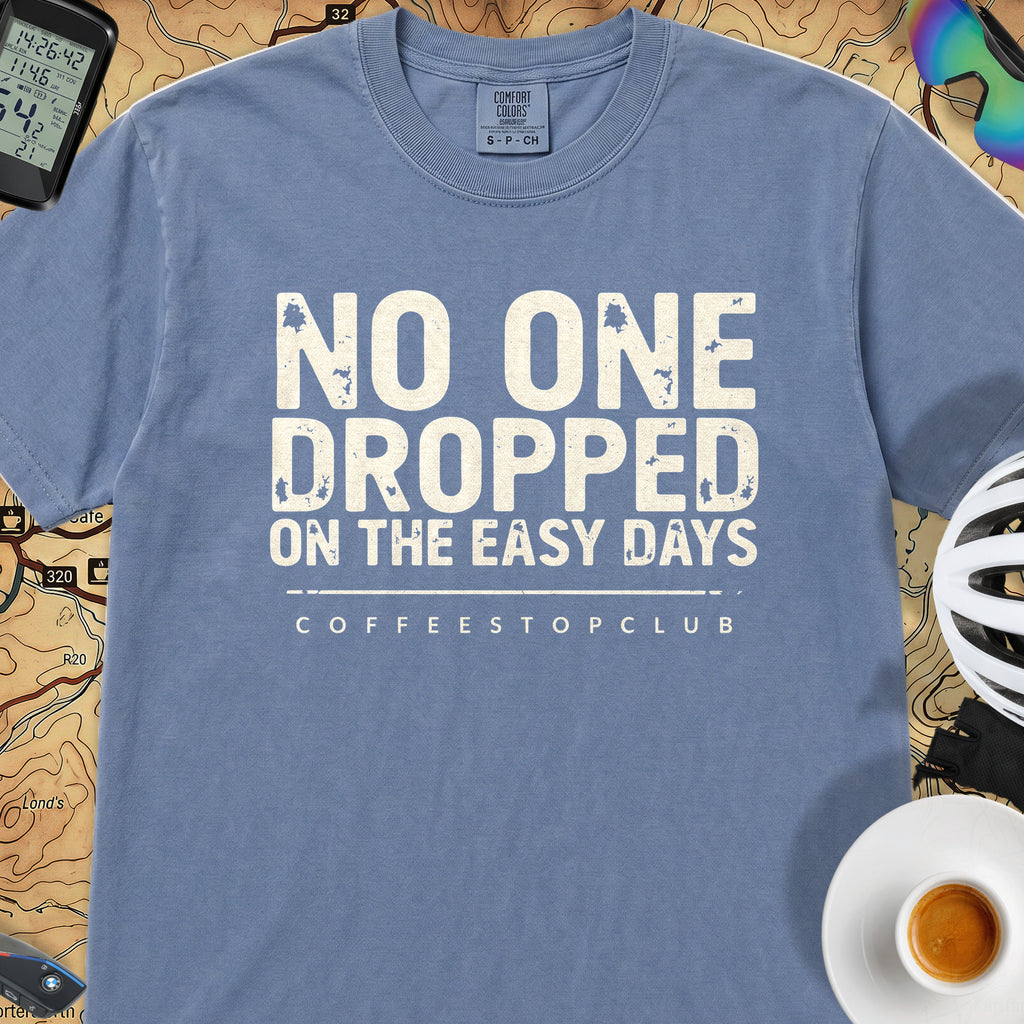 No-one Dropped T‑Shirt — Blue Jean