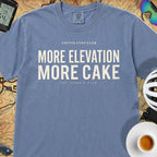 More Elevation More Cake T‑Shirt — Blue Jean