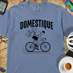 Domestique Delivery Cyclist T-Shirt — Blue Jean