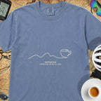 Destination Cycling T-Shirt — Blue Jean