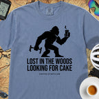Lost in the Woods Bigfoot T‑Shirt — Blue Jean