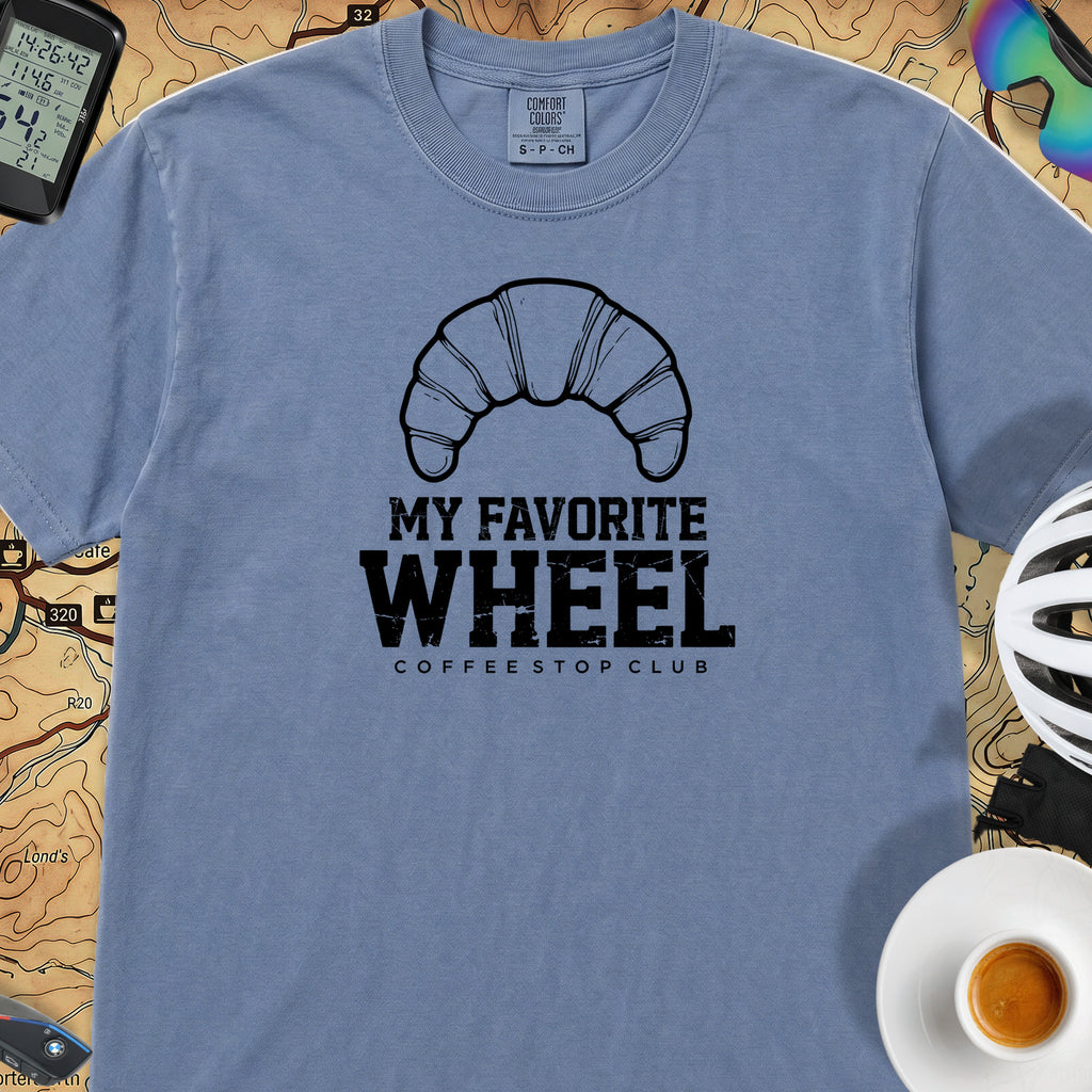 Favorite Wheel T-Shirt — Blue Jean