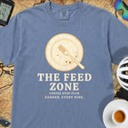 The Feed Zone Cycling T-Shirt — Blue Jean