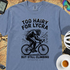 Too Hairy Cycling T-Shirt — Blue Jean