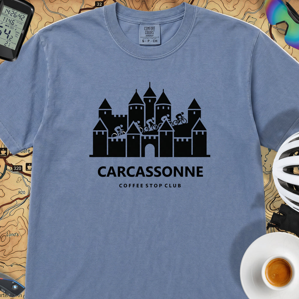 Carcassonne Tour T-Shirt — Blue Jean