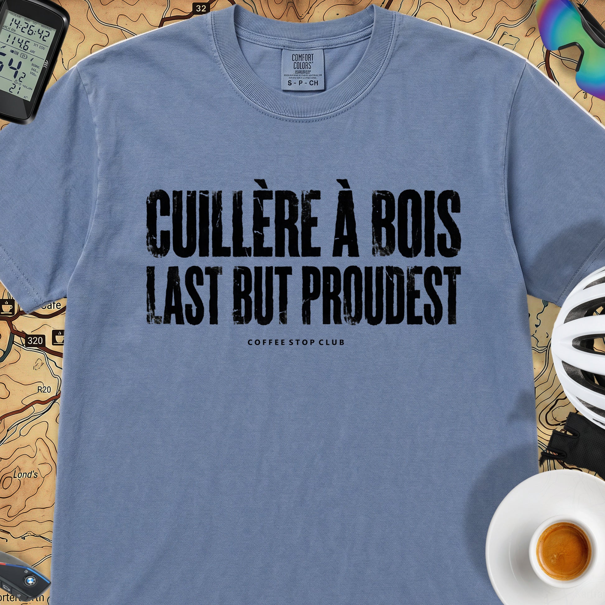 Cuillère a Bois Rub Tour T‑Shirt — Blue Jean